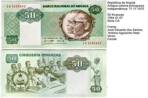 Angola - Kwanza 50 - 1984-01-07 - Serie CA