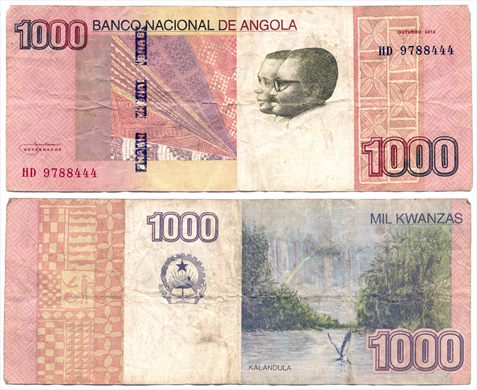 Angola - Kwanza 1000 - 2012