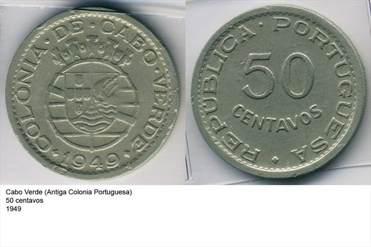 Cabo Verde - Centavo 50 - 1949 - G6 A2 H12 L3C2