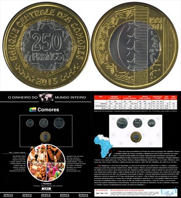 Comores - Franc 250 - 2013 DMI