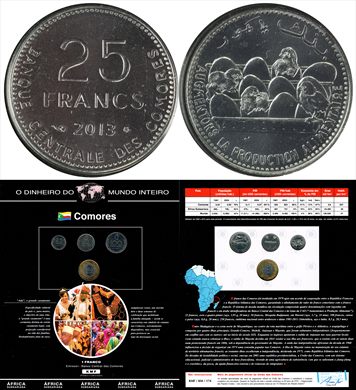 Comores - Franc 25 - 2013 DMI