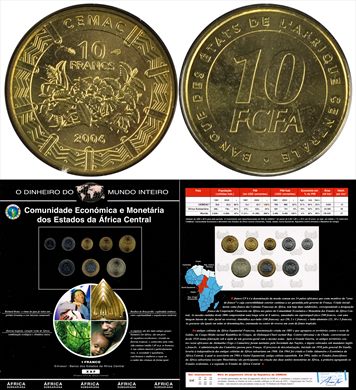 Comunidade Economica e Monetaria dos Estados da Africa Central - Franc 10 - 2006 DMI
