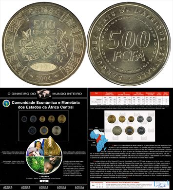 Comunidade Economica e Monetaria dos Estados da Africa Central - Franc 500 - 2006 DMI