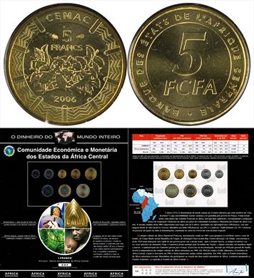 Comunidade Economica e Monetaria dos Estados da Africa Central - Franc 5 - 2006 DMI