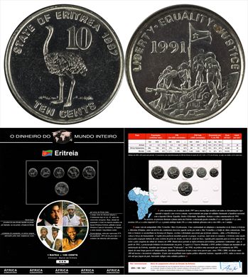 Eritreia - Cent 10 - 1997 DMI