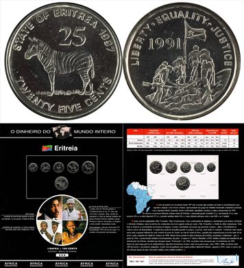 Eritreia - Cent 25 - 1997 DMI