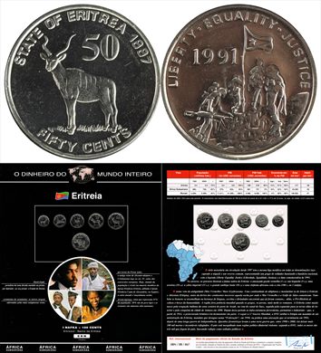 Eritreia - Cent 50 - 1997 DMI