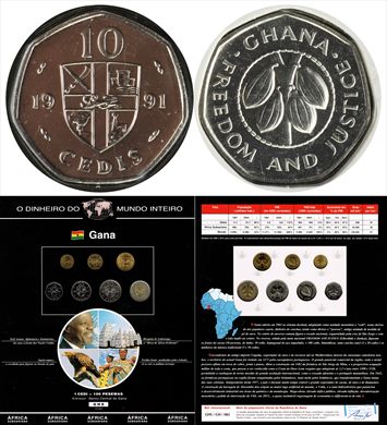 Gana - Cedi 10 - 1991 DMI
