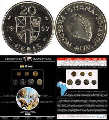 Gana - Cedi 20 - 1997 DMI