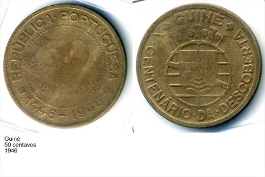 Guine - Centavo 50 - 1946 - G6 A3 H02 L3C1