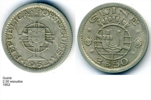 Guine - Escudo 2,50 - 1952 - G6 A3 H02 L3C2