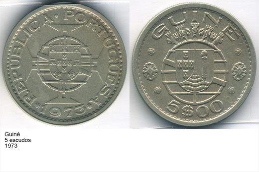 Guine - Escudo 5 - 1973 - G5 A2 H12 L3C2