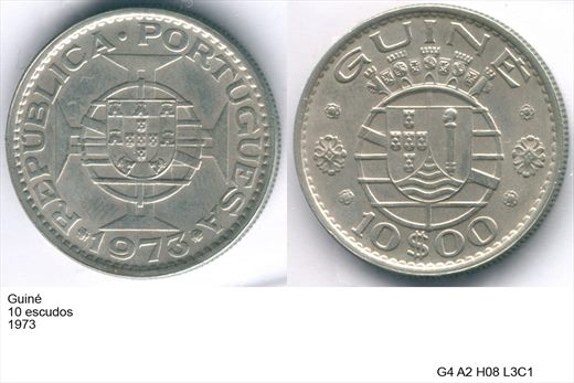 Guine - Escudo 10 - 1973 - G4 A2 H08 L3C1