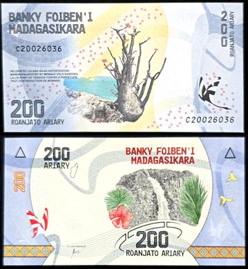 Madagascar - Ariary 200 - 2017