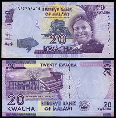 Malawi - Kwacha 20 - 2012