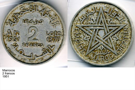 Marrocos - Franco 2 - 1951 - G6 A3 H06 L5C2