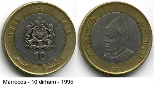 Marrocos - Dirham 10 - 1995