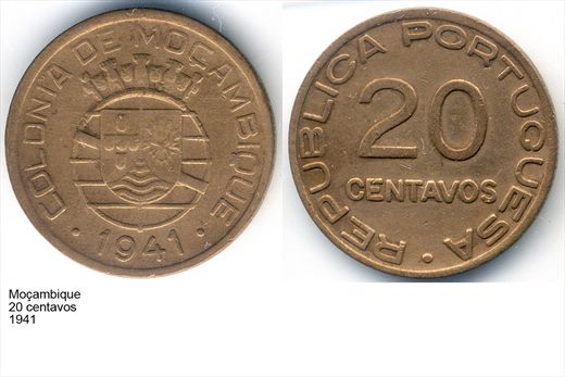 Mocambique - Centavo 20 - 1941 - G5 A2 H07 L5C2