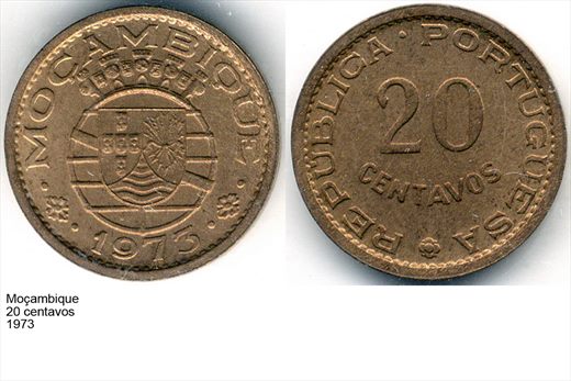 Mocambique - Centavo 20 - 1973 - G6 A2 H09 L3C3
