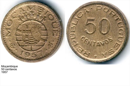 Mocambique - Centavo 50 - 1957 - G6 A2 H09 L4C1