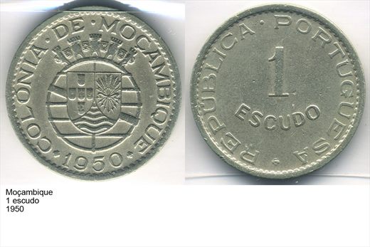 Mocambique - Escudo 1 - 1950 - G5 A2 H07 L5C3