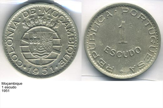 Mocambique - Escudo 1 - 1951 - G5 A2 H07 L5C4