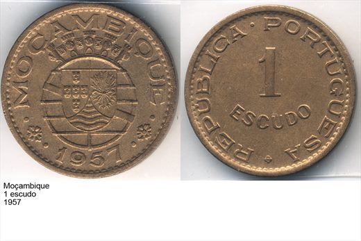 Mocambique - Escudo 1 - 1957 - G5 A2 H07 L6C2