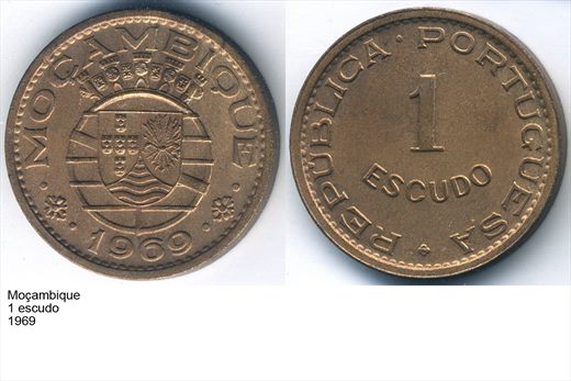 Mocambique - Escudo 1 - 1969 - G5 A2 H08