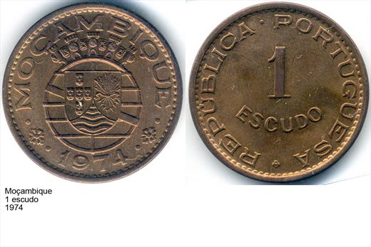 Mocambique - Escudo 1 - 1974 - G5 A2 H08 L1C3
