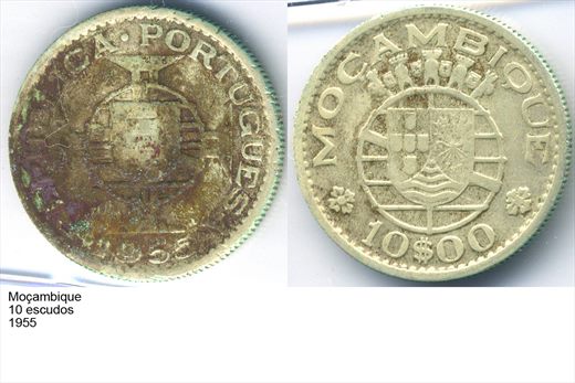 Mocambique - Escudo 10 - 1955 - G5 A2 H08 L3C1
