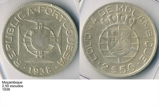 Mocambique - Escudo 2,50 - 1938 - G6 A2 H09 L4C5