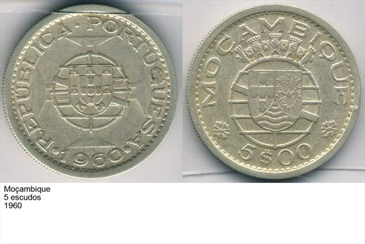 Mocambique - Escudo 5 - 1960 - G6 A2 H09 L2C5