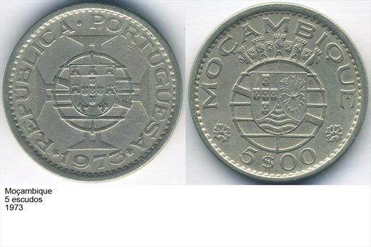 Mocambique - Escudo 5 - 1973 - G5 A2 H08 L2C3