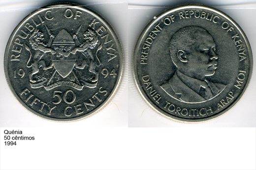 Quenia - Centimo 50 - 1994 - G6 A3 H02 L7C2