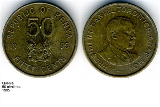 Quenia - Centimo 50 - 1995 - G6 A3 H02 L7C3