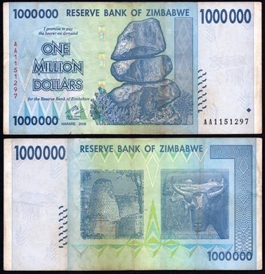 Zimbabwe - Dolar 1000000 - 2008