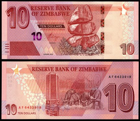 Zimbabwe - Dolar 10 - 2020