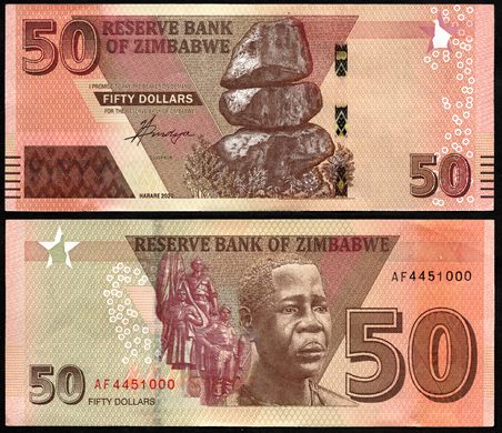 Zimbabwe - Dolar 50 - 2020