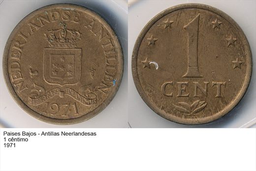 PB - Antilhas Neerlandesas - Centimo 1 - 1971 - G6 A2 H07 L7C3
