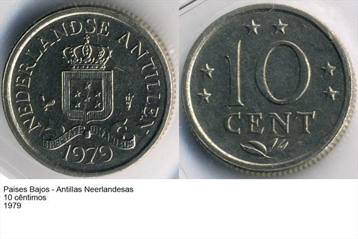 PB - Antilhas Neerlandesas - Centimo 10 - 1979 - G6 A2 H08 L5C1