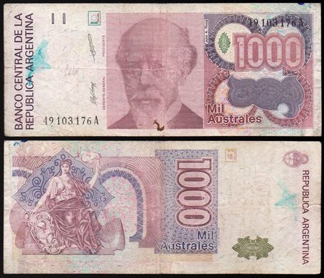 Argentina - Austral 1000 - 1988