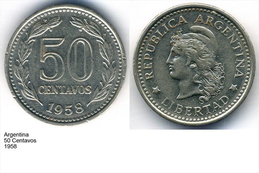 Argentina - Centavo 50 - 1958 - G5 A2 H09 L5C3