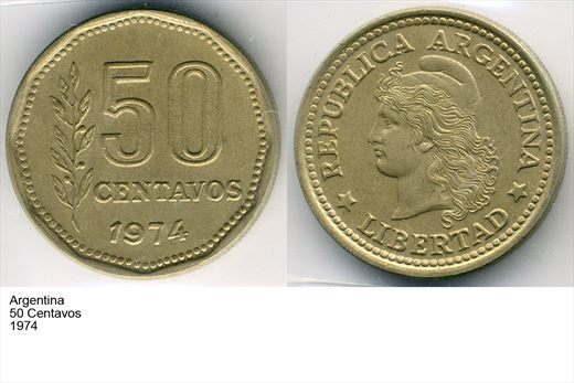 Argentina - Centavo 50 - 1974 - G6 A2 H10 L6C2