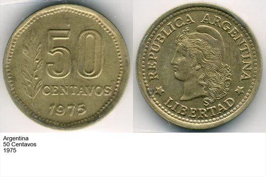 Argentina - Centavo 50 - 1975 - G6 A2 H10 L6C3