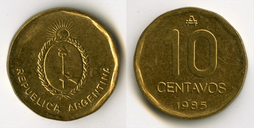 Argentina - Centavo 10 - 1985