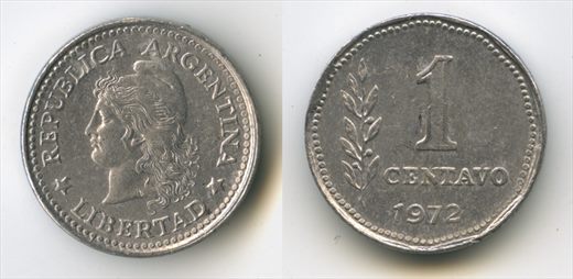 Argentina - Centavo 1 - 1972