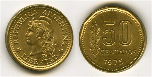 Argentina - Centavo 50 - 1975