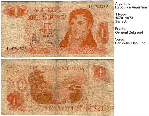 Argentina - Peso 1 - 1970 - Serie A