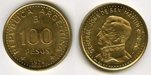 Argentina - Peso 100 - 1979