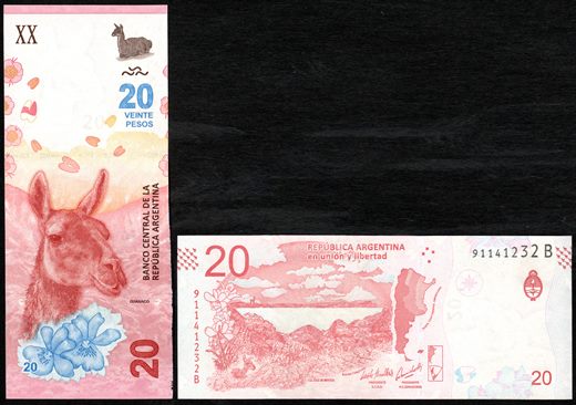 Argentina - Peso 20 - 2016